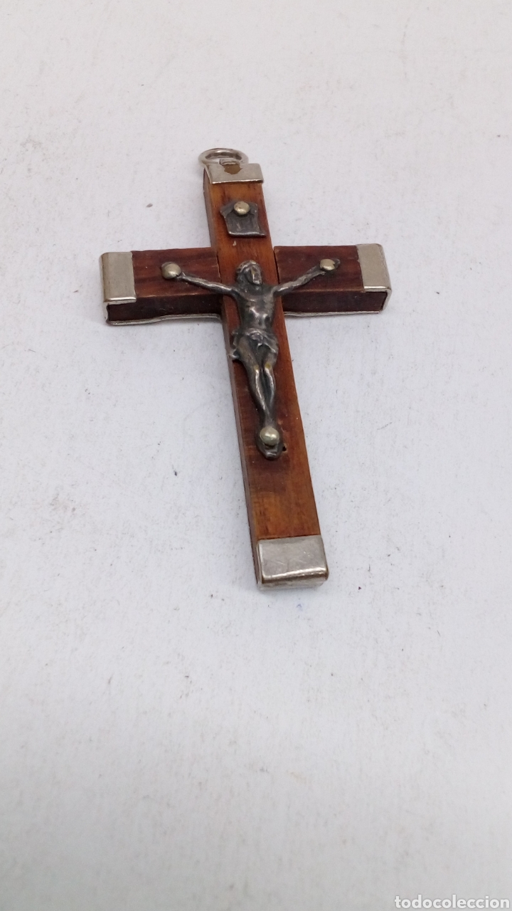 Antig&uuml;edades: Cruz de madera - Foto 1