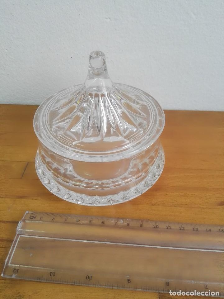 Antig&uuml;edades: Caja centro de mesa de cristal tallado - Foto 1
