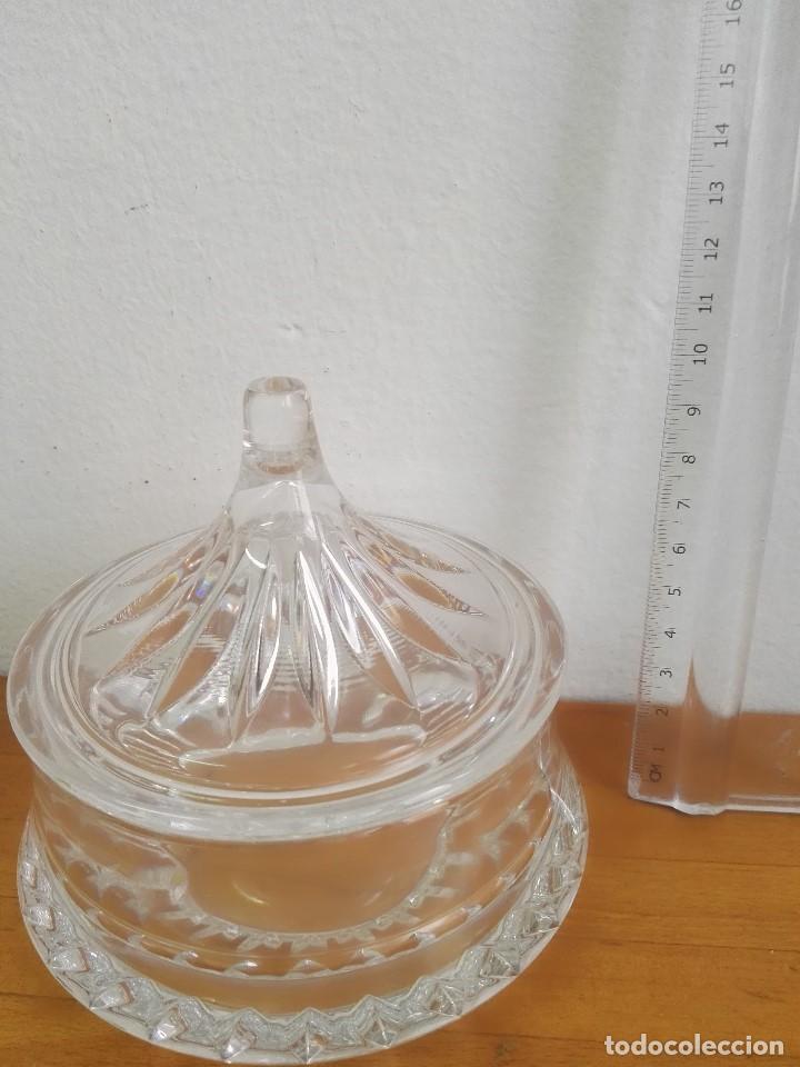 Antig&uuml;edades: Caja centro de mesa de cristal tallado - Foto 4