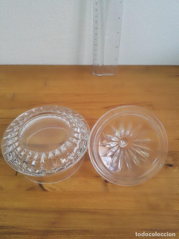 Antig&uuml;edades: Caja centro de mesa de cristal tallado - Foto 5
