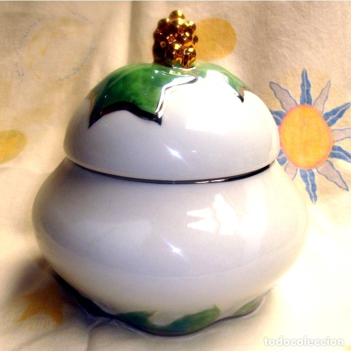 Antig&uuml;edades: Caja porcelana 17 cm - Foto 1
