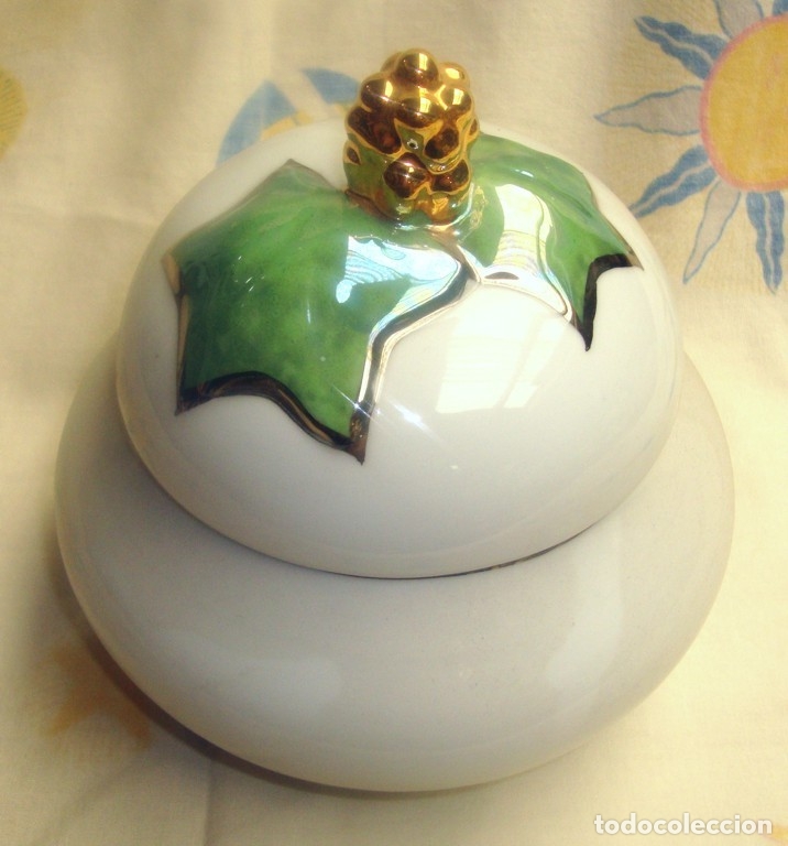 Antig&uuml;edades: Caja porcelana 17 cm - Foto 3