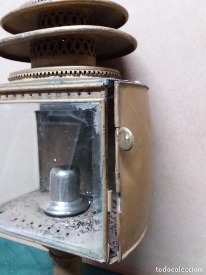 Antig&uuml;edades: ANTIGUO FAROL DE COCHE CABALLOS - Foto 2