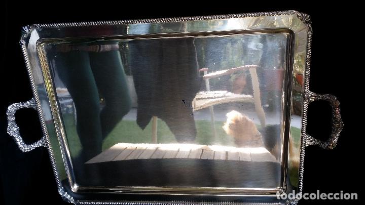 Antig&uuml;edades: Bandeja alpaca de calidad - Foto 3