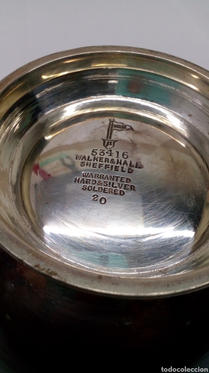 Antig&uuml;edades: Caliz religioso Walker&Hall Shefield - Foto 2