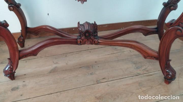 Antig&uuml;edades: Consola de madera de cerezo - Foto 8