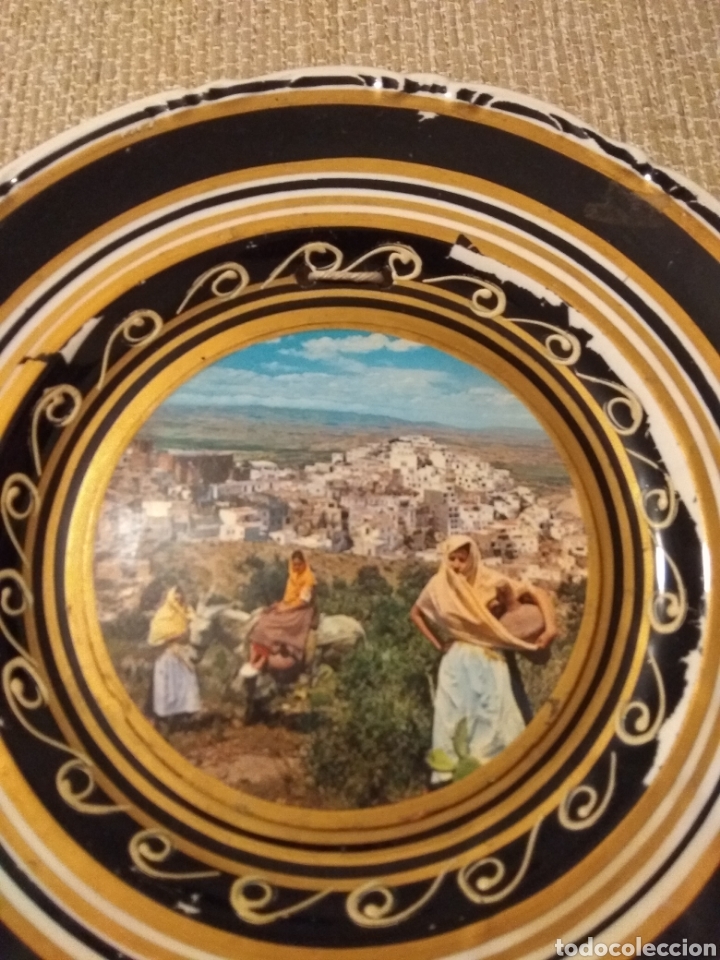 Antig&uuml;edades: Plato. Recuerdo de Mojacar. 20,5 cms &empty; - Foto 2
