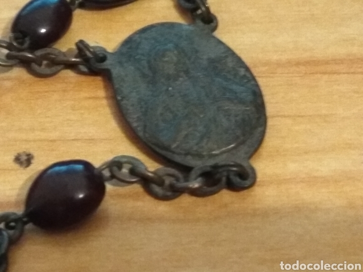 Antig&uuml;edades: Peque&ntilde;a medalla de rosario. - Foto 3