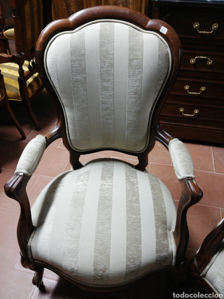 Antig&uuml;edades: Sillones isabelinos - Foto 2