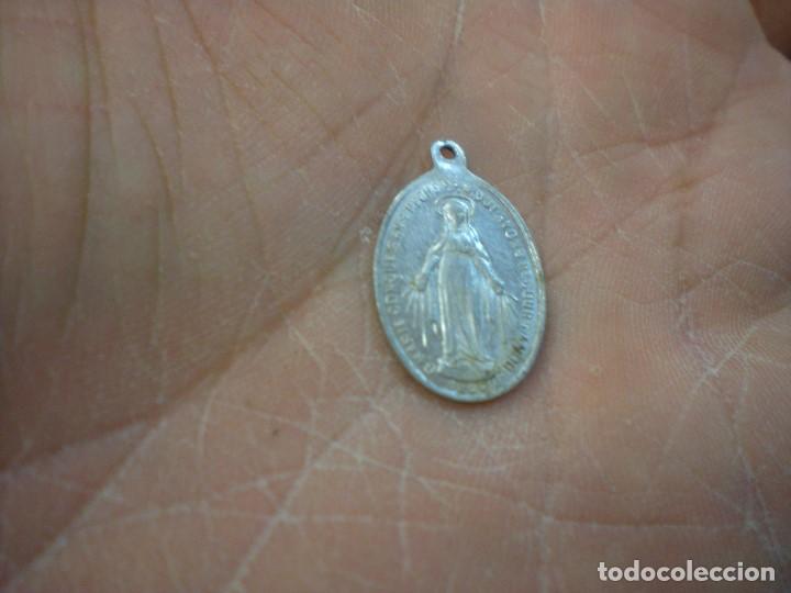 Antig&uuml;edades: MEDALLA LATON VIRGEN 1830 - Foto 2