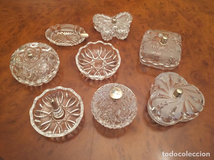 Antig&uuml;edades: CAJITAS CRISTAL Y PLATA - Foto 1