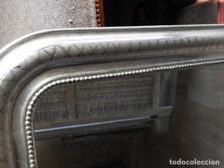 Antig&uuml;edades: ESPEJO ANTIGUO CON ACABADO EN PAN DE PLATA - Foto 7