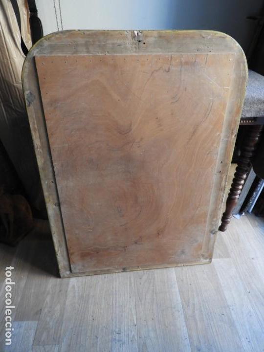 Antig&uuml;edades: ESPEJO ANTIGUO CON ACABADO EN PAN DE PLATA - Foto 9