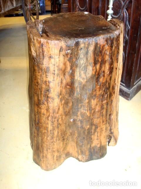 Antig&uuml;edades: Tocon antiguo de madera de nogal - Foto 3