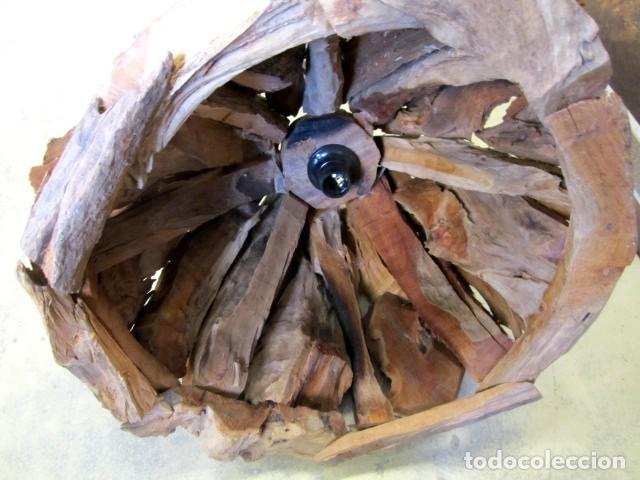 Antig&uuml;edades: Lampara de techo muy rustica - Foto 3