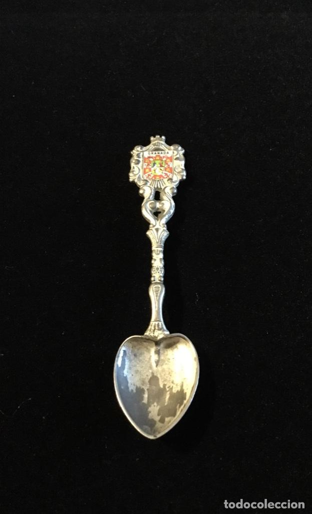 Antig&uuml;edades: Antigua cucharilla de plata Granada - Foto 1