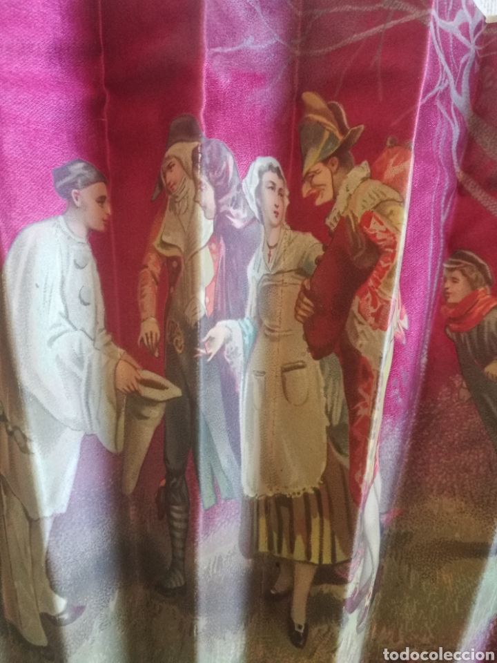 Antig&uuml;edades: Abanico de seda pintado y marfil - Foto 3