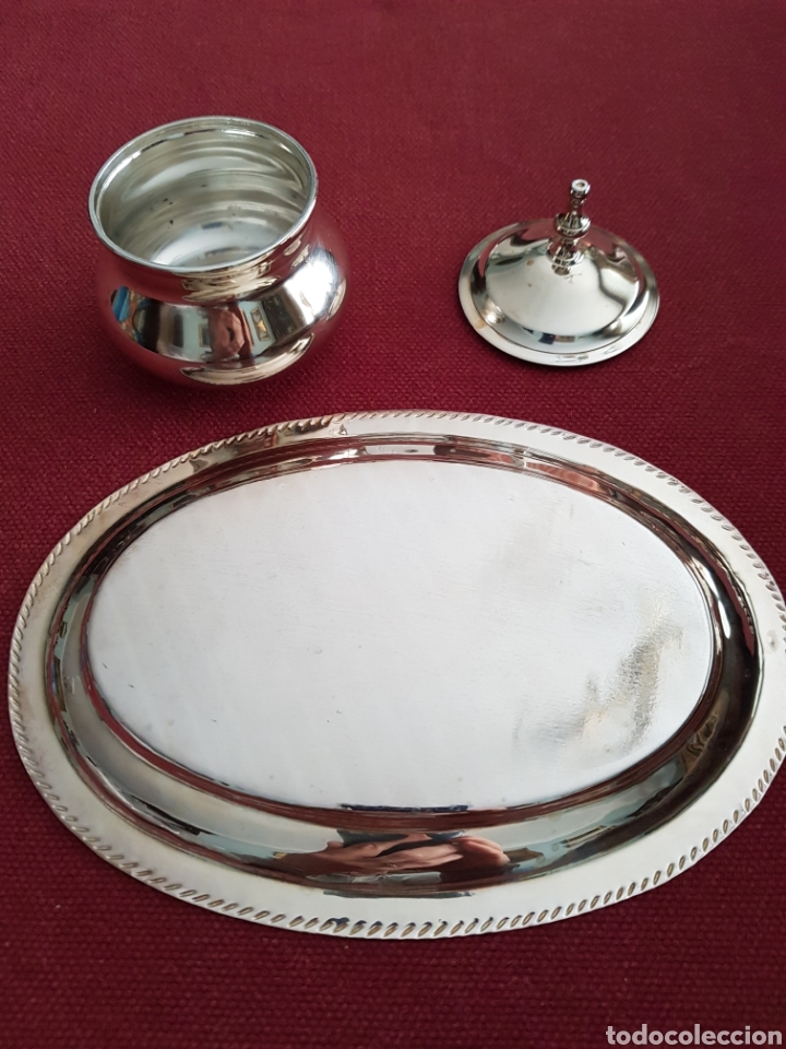 Antig&uuml;edades: Azucarero y bandeja - Foto 3