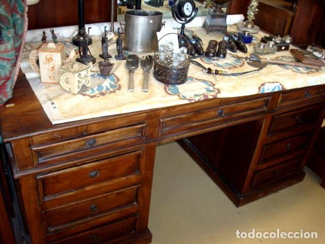 Antig&uuml;edades: Mesa escritorio en madera de acacia - Foto 2