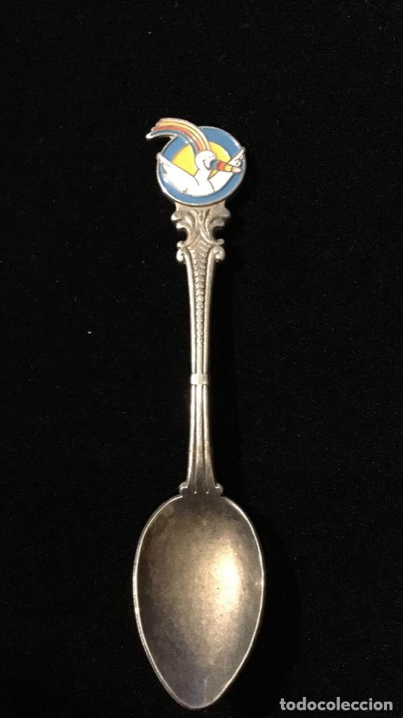 Antig&uuml;edades: Antigua cucharilla plateada - Foto 1