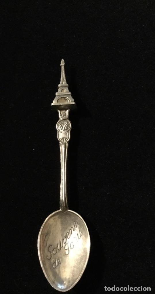 Antig&uuml;edades: Antigua cucharilla de plata - Foto 1