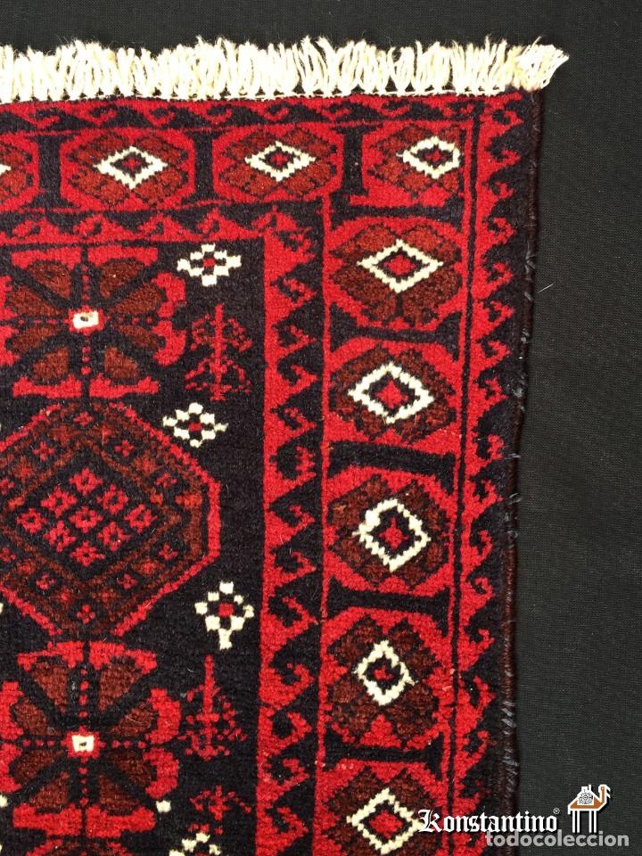 Antig&uuml;edades: Alfombra Baluch Mashad persa. - Foto 2