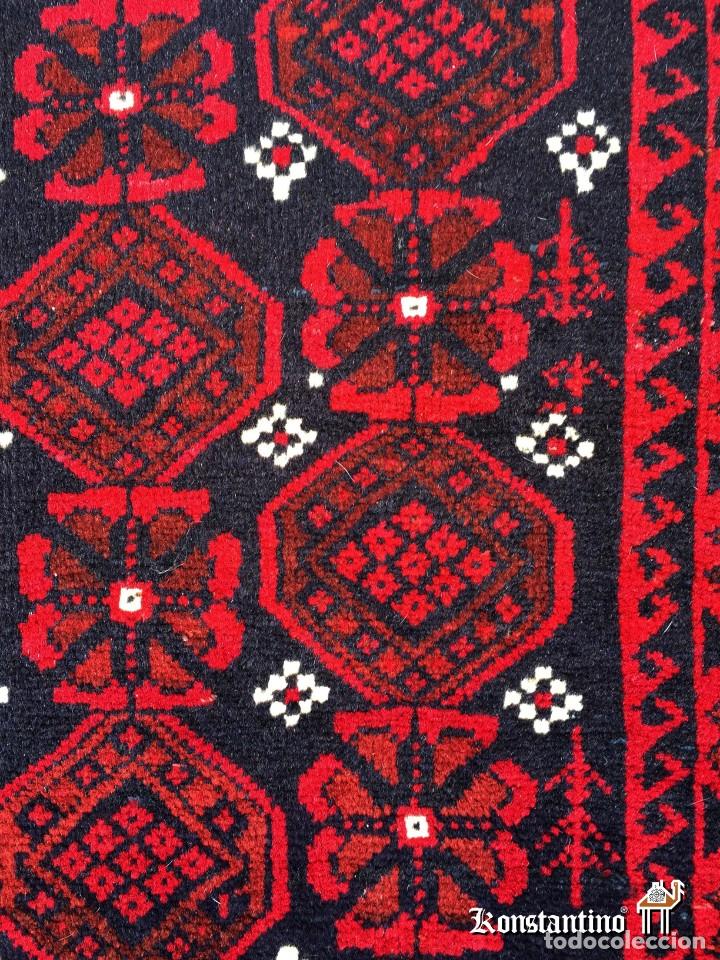 Antig&uuml;edades: Alfombra Baluch Mashad persa. - Foto 3