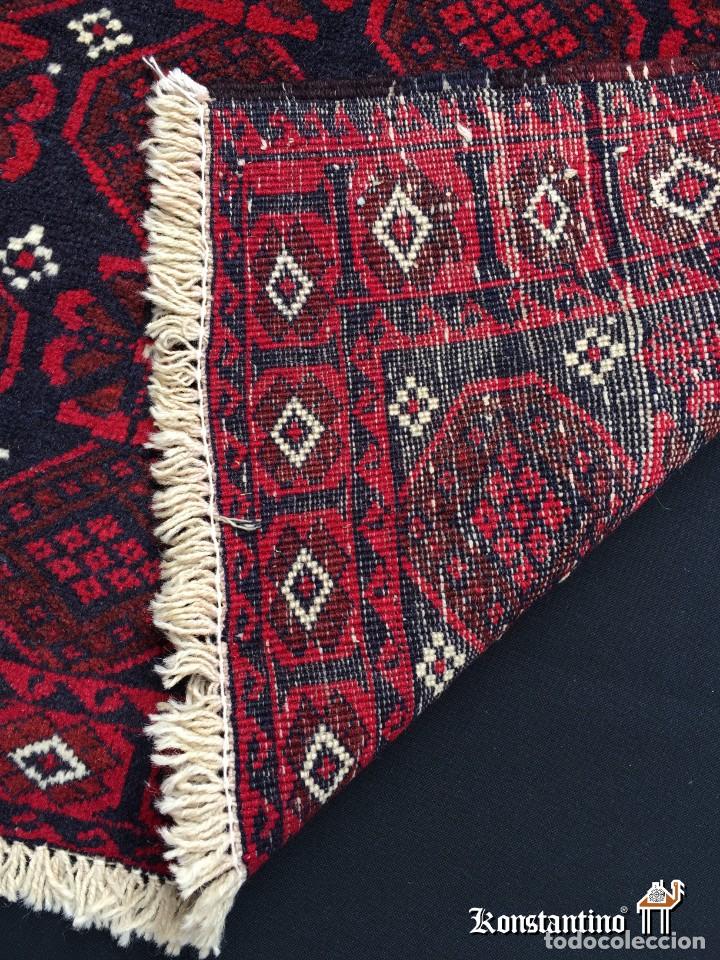 Antig&uuml;edades: Alfombra Baluch Mashad persa. - Foto 4