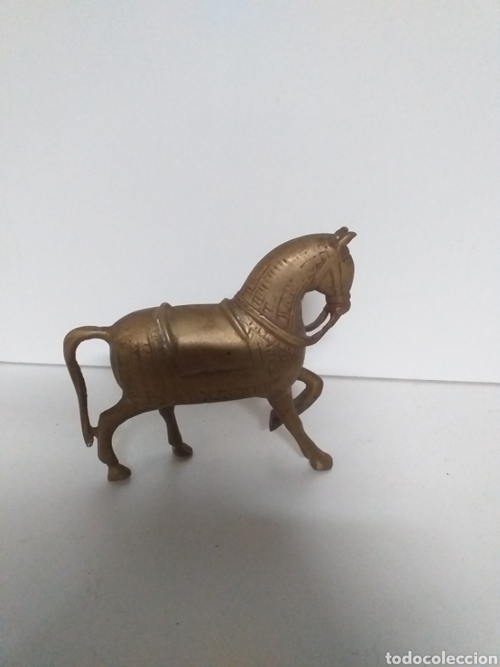Antig&uuml;edades: Caballito de bronce posiblemente hecho a mano. - Foto 1