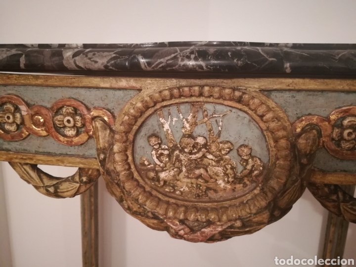 Antig&uuml;edades: Consola francesa s. XVIII (1775) - Foto 2