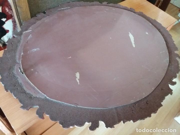Antig&uuml;edades: ESPEJO MADERA TALLADO MANO - Foto 3