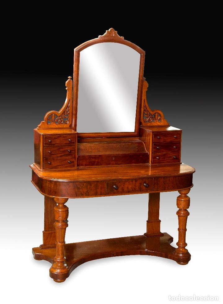 Antig&uuml;edades: MUEBLE TOCADOR DE ESTILO VICTORIANO - Foto 1