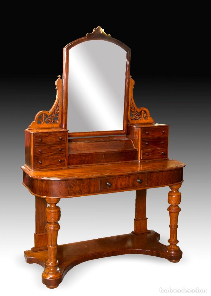 Antig&uuml;edades: MUEBLE TOCADOR DE ESTILO VICTORIANO - Foto 2
