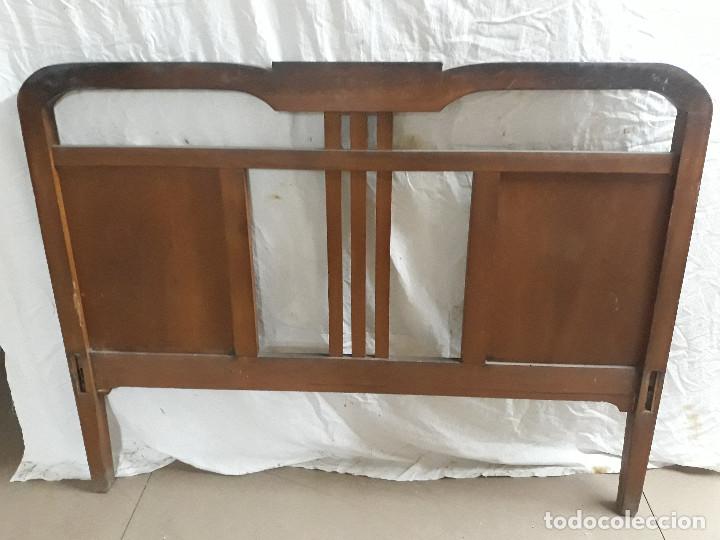 Antig&uuml;edades: CABECERO CAMA PPIOS XIX - Foto 4