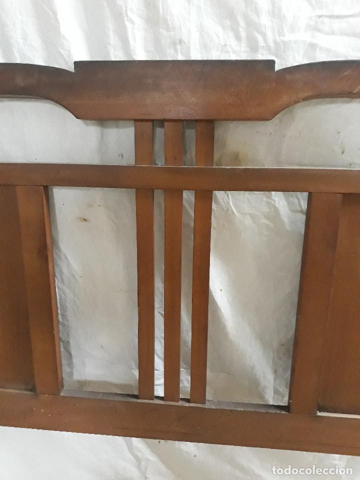Antig&uuml;edades: CABECERO CAMA PPIOS XIX - Foto 5