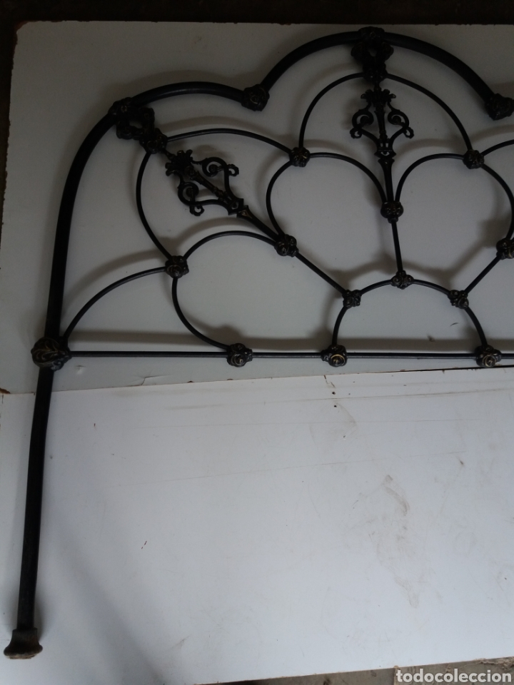 Antig&uuml;edades: Cabezal de Cama de hierro - Foto 9