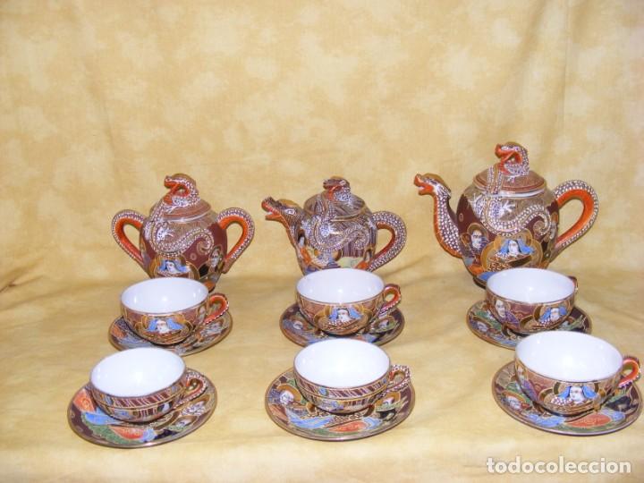juego de té satsuma - Comprar Porcelana Japonesa Antigua en todocoleccion - 153932546