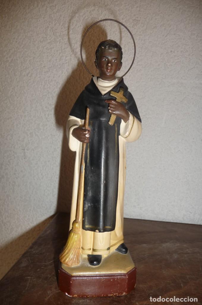 San Martin De Porres Figura Olot 18 Cms Si Vendido E