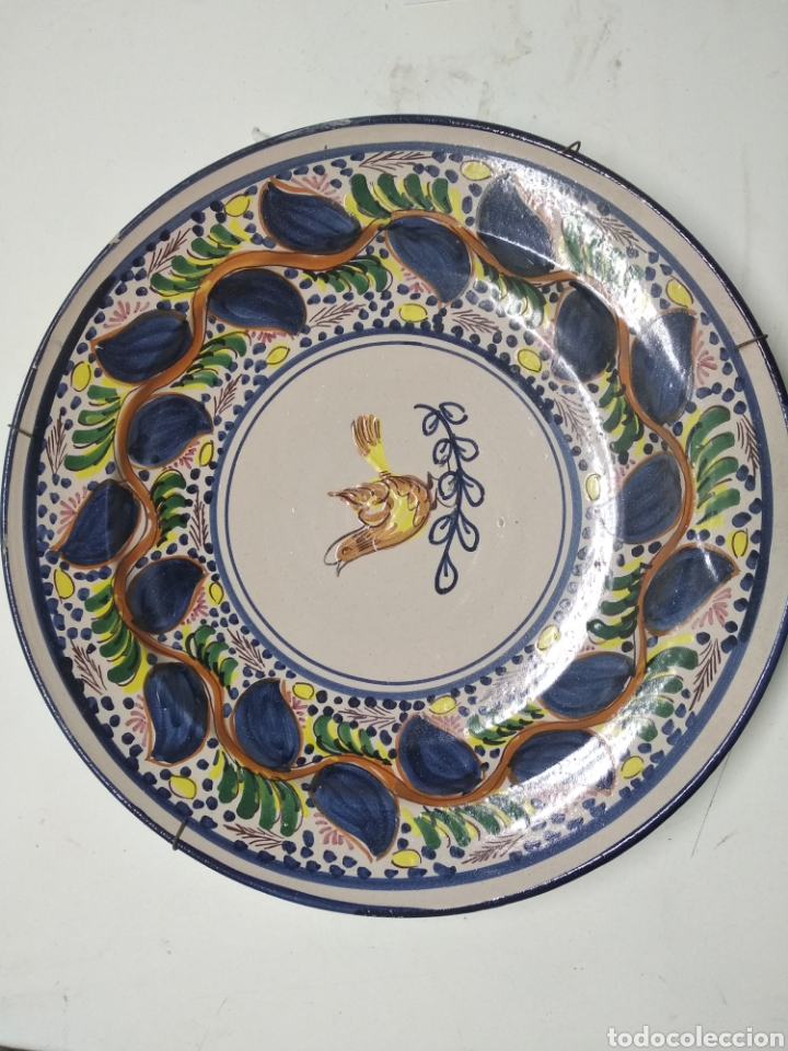 Antig&uuml;edades: Plato ceramica Valencia - Foto 1