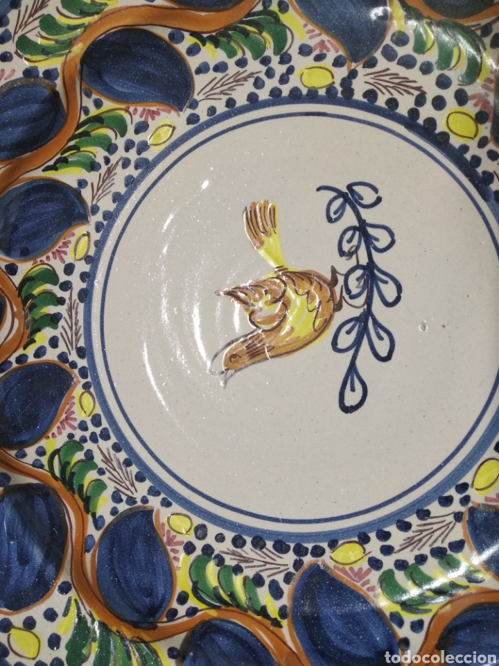 Antig&uuml;edades: Plato ceramica Valencia - Foto 2