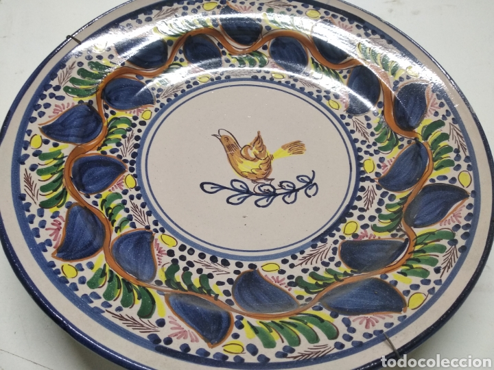 Antig&uuml;edades: Plato ceramica Valencia - Foto 3