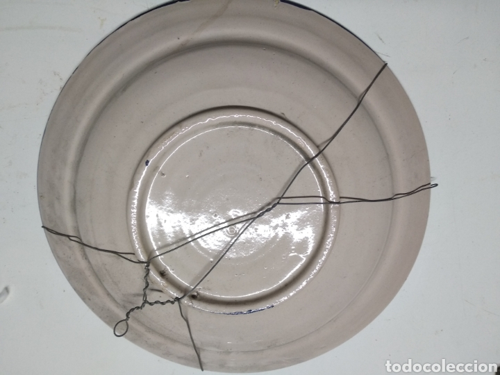 Antig&uuml;edades: Plato ceramica Valencia - Foto 4