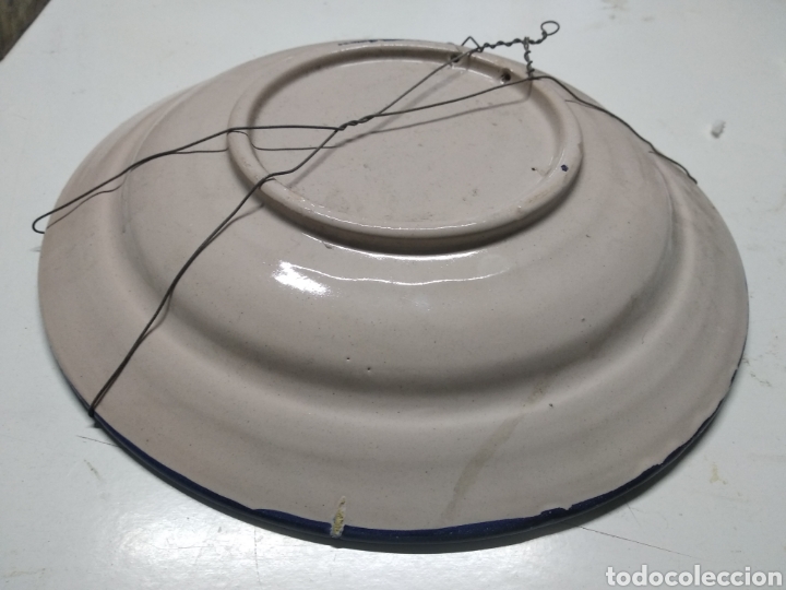 Antig&uuml;edades: Plato ceramica Valencia - Foto 5