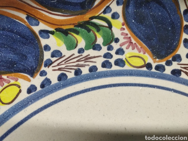Antig&uuml;edades: Plato ceramica Valencia - Foto 6