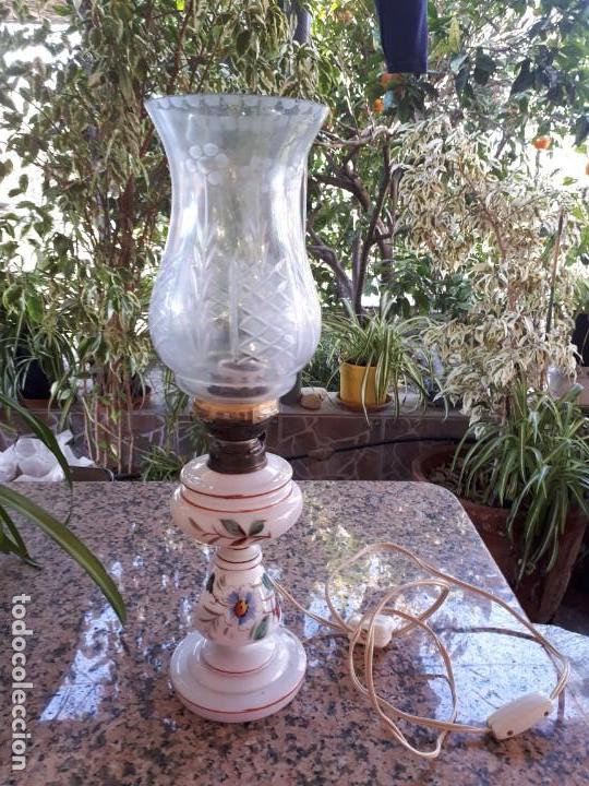 Antig&uuml;edades: antigua lampara - Foto 1