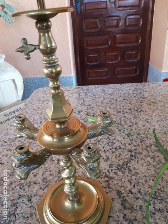 Antig&uuml;edades: antiguo lampara de aceite - Foto 2