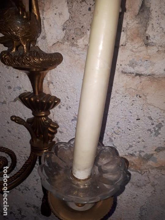 Antig&uuml;edades: antiguo candelabro de pared - Foto 6