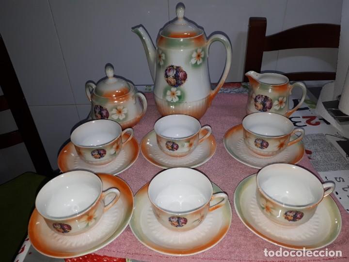 Antig&uuml;edades: antiguo juego de cafe - Foto 2