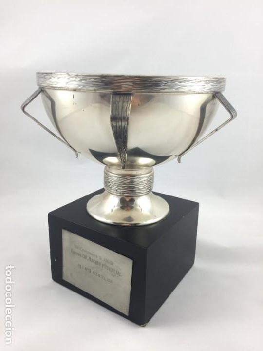 Antig&uuml;edades: TROFEO COPA ART DECO FILATELIA - Foto 7