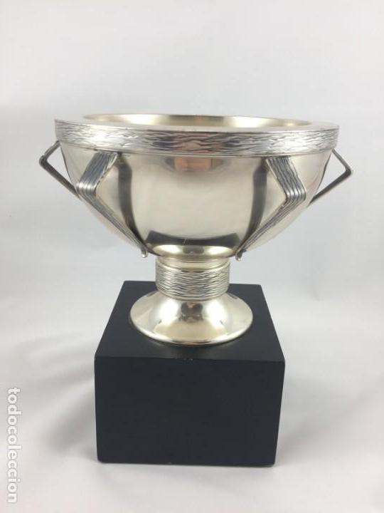 Antig&uuml;edades: TROFEO COPA ART DECO FILATELIA - Foto 8